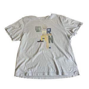 Isabel Marant Etoile Zewel T Shirt size Medium Graphic Tee Blue Grey Designer